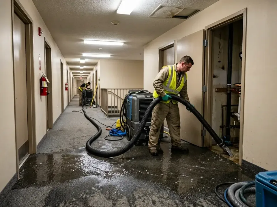 multi-unit-apartment-hallway-f-005 — frequently asked questions, Emergency Burst Pipe Water Extraction & Removal in Tega Cay…